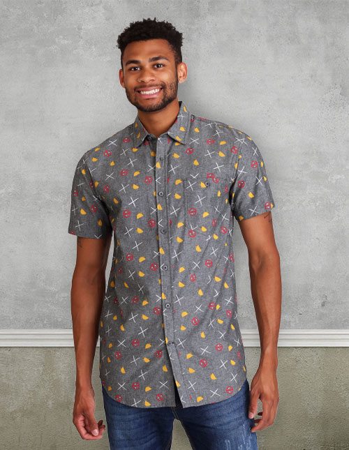 Deadpool Button Up Shirt