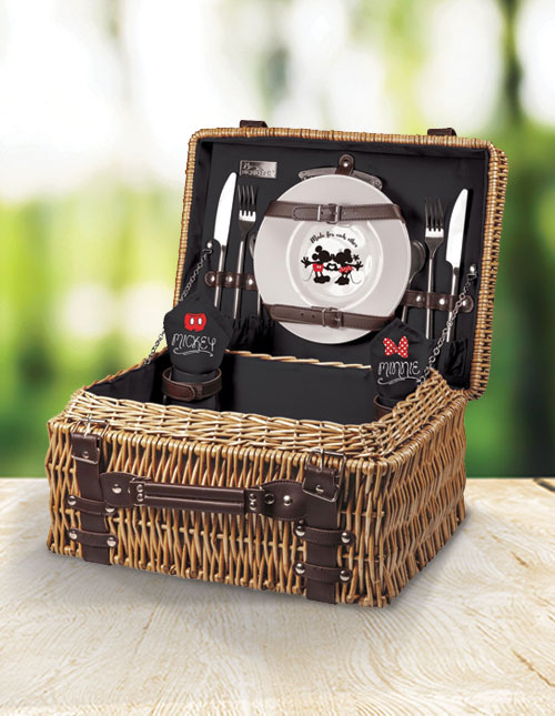 Mickey and Minnie Picnic Basket Set